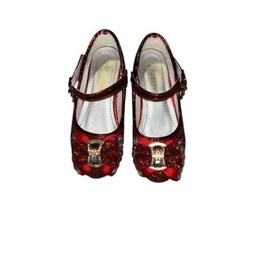 Elegant Red Dress Shoes Patent Leather